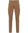 NS740 Native Spirit Washed Cargo Trousers Washed Dark Camel colour image